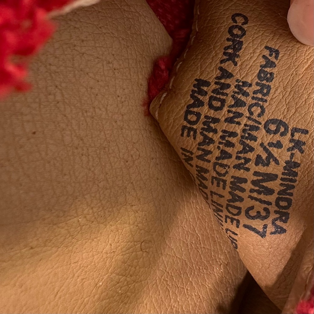 Lucky Brand Red Wedge Sandals Size 6.5 - Picture 7 of 10